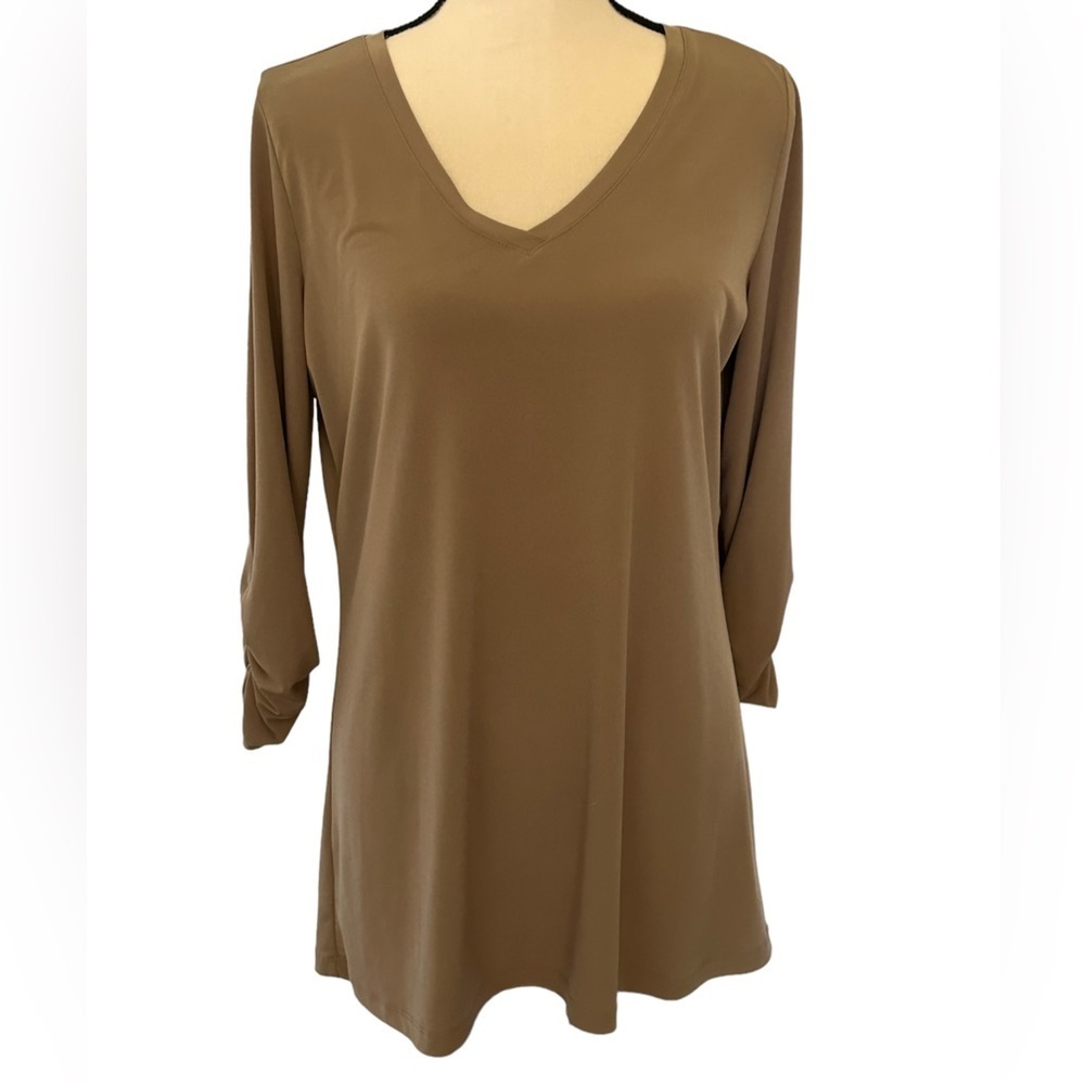 Suzan Graver brown top size S